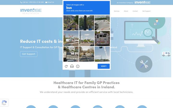 Screenshot of healthcareit.ie