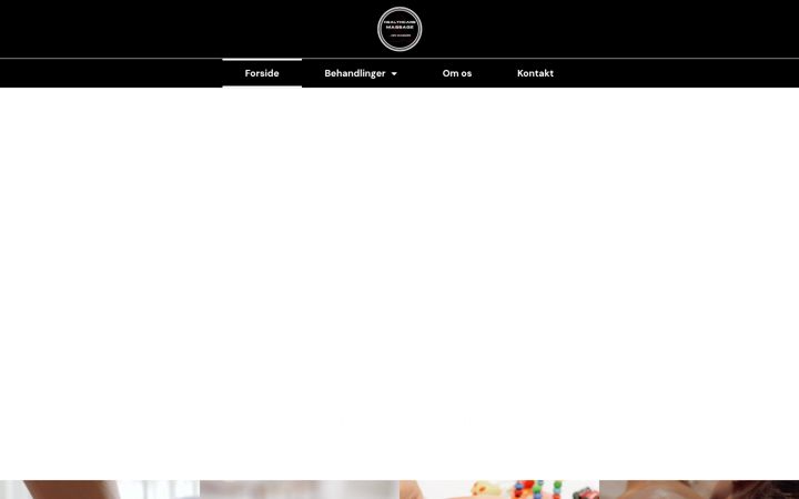 Screenshot of healthcaremassage.dk