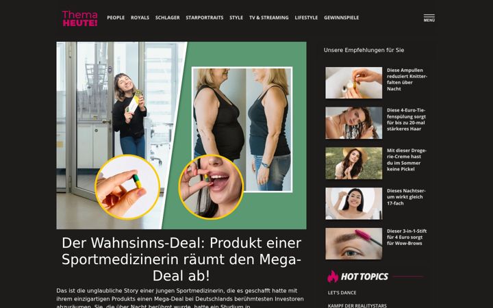 Screenshot of healthcaring.net