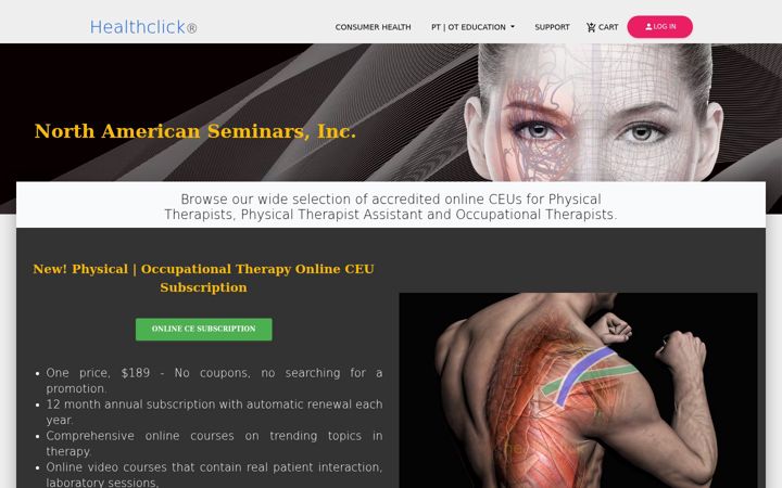 Screenshot of healthclick.com