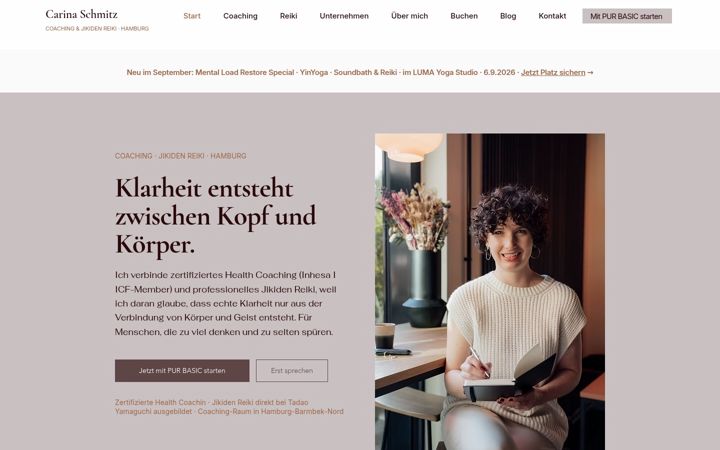 Screenshot of healthcoaching-hamburg.de