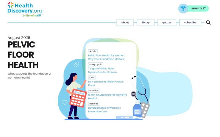 Screenshot of healthdiscovery.org