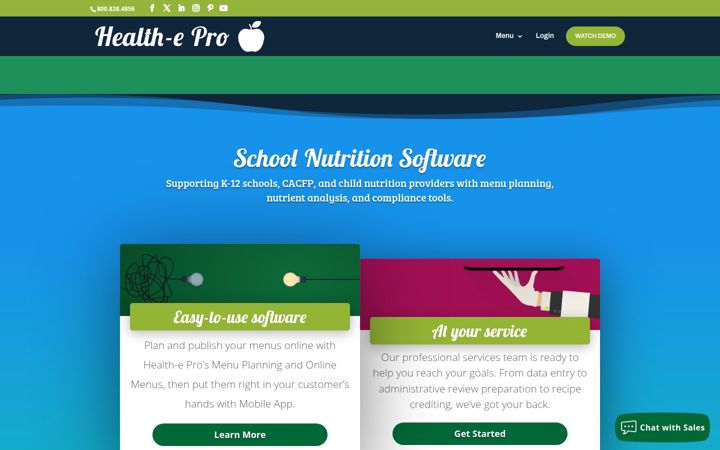 Screenshot of healthepro.com