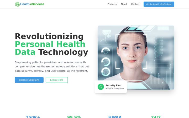Screenshot of healtheservice.com