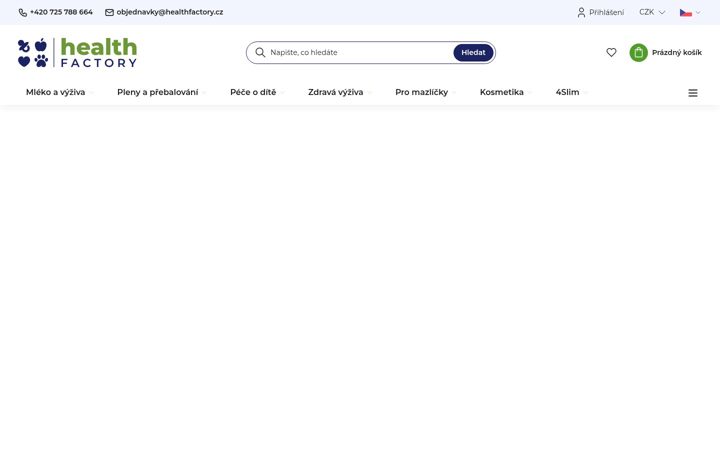 Screenshot of healthfactory.cz