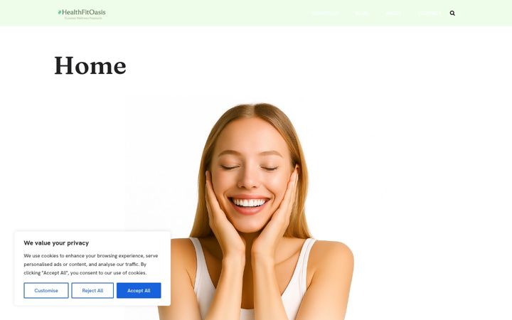 Screenshot of healthfitoasis.com