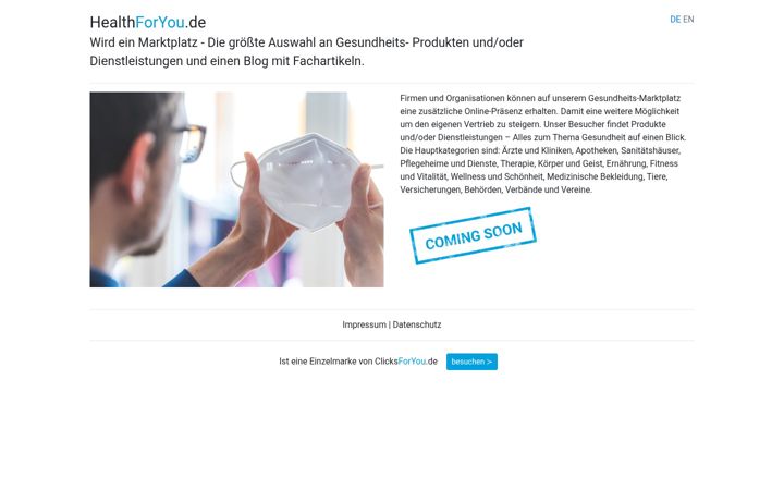 Screenshot of healthforyou.de