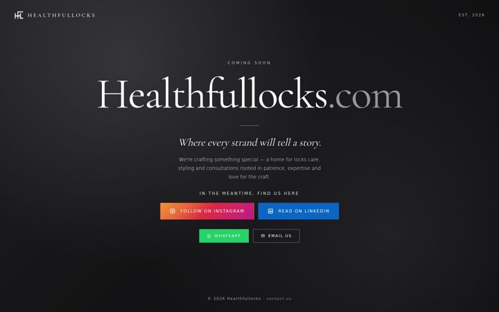 Screenshot of healthfullocks.com