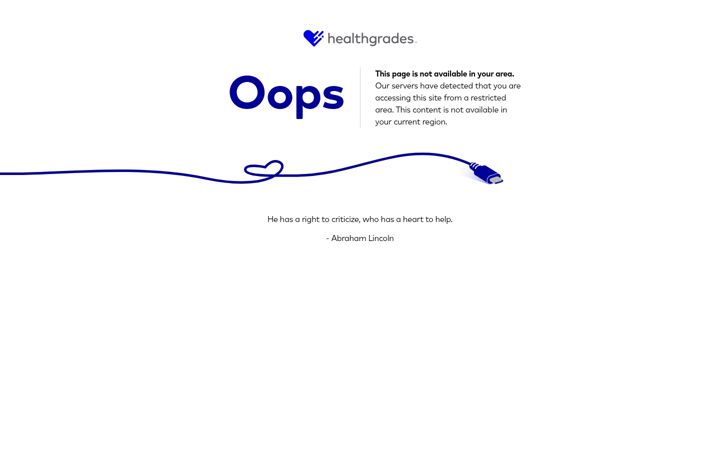 Screenshot του healthgrades.com