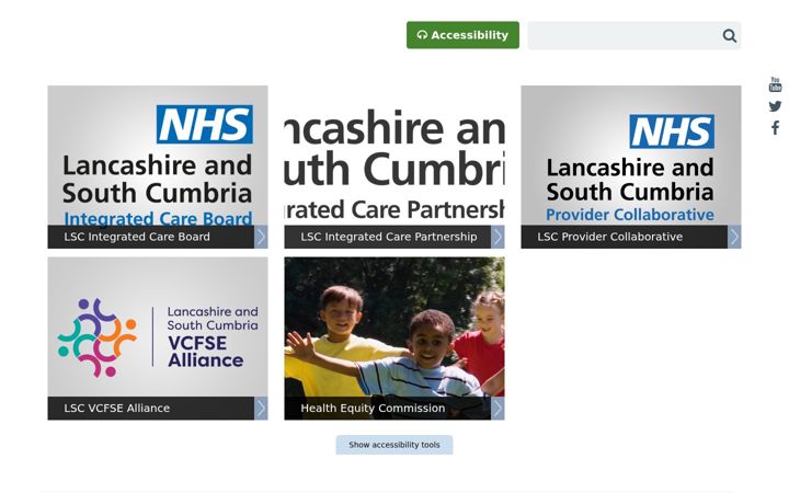 Screenshot of healthierlsc.co.uk