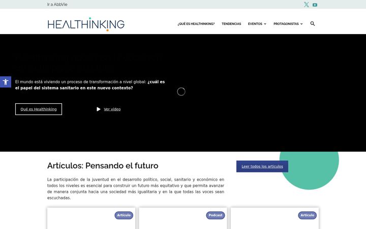 Screenshot of healthinking.es