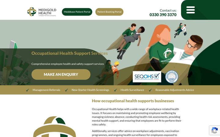 Screenshot of healthmanagement.co.uk