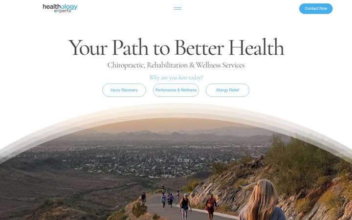 Screenshot of healthologyexperts.com
