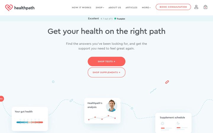 Screenshot of healthpath.com
