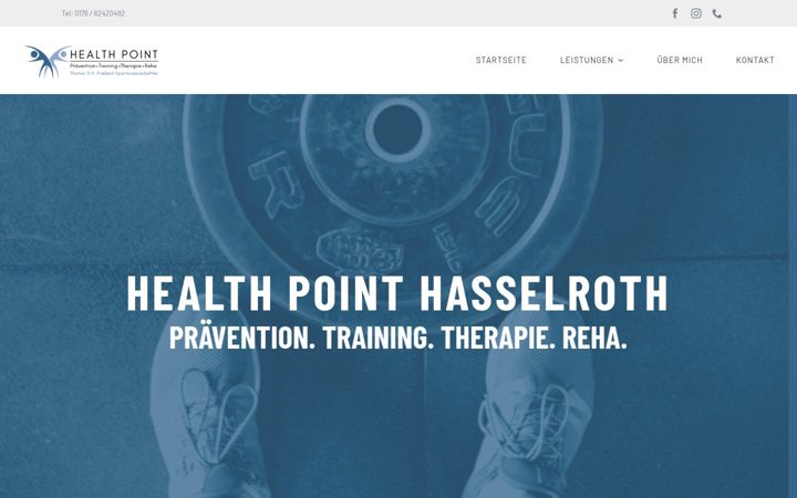 Screenshot of healthpoint-priebsch.de