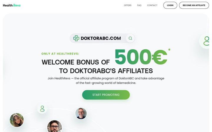 Screenshot of healthrevs.com