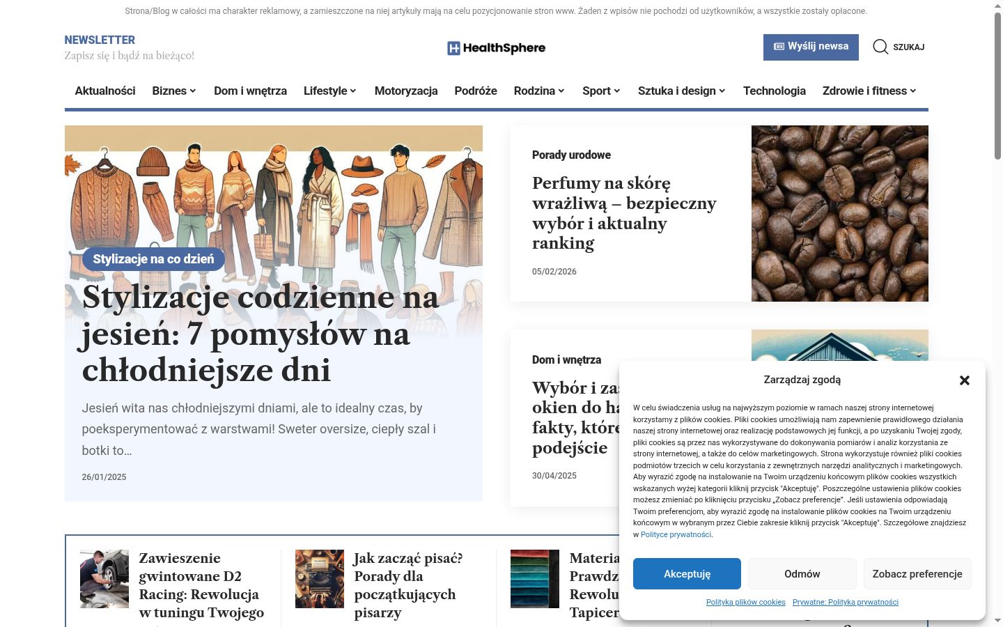 Posnetek zaslona pasice za privolitev, prikazane pred kakršno koli interakcijo