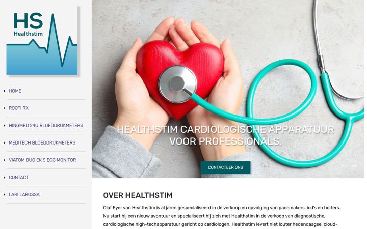 Screenshot of healthstim.be