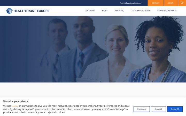 Screenshot of healthtrusteurope.com