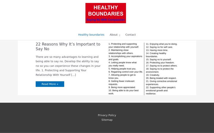 Screenshot of healthy-boundaries.com