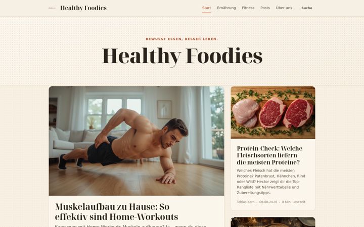 Screenshot of healthy-foodies.de