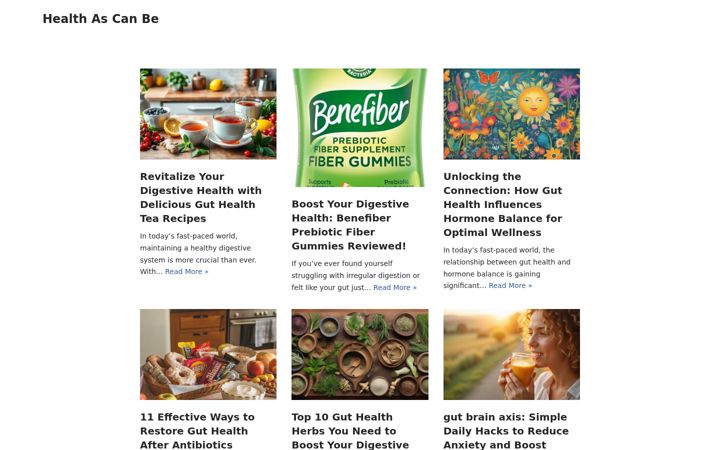 Screenshot of healthyascanbe.com