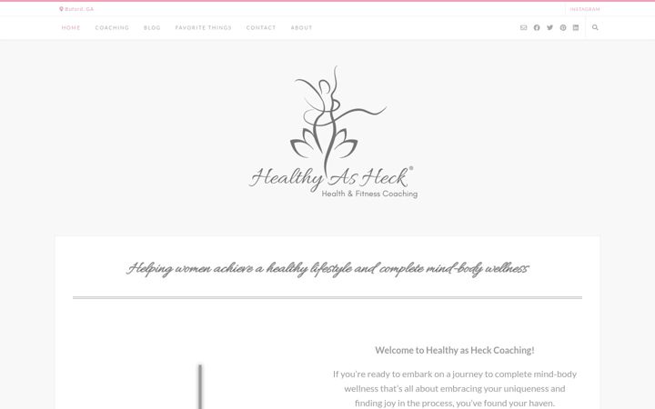 Screenshot of healthyasheck.com