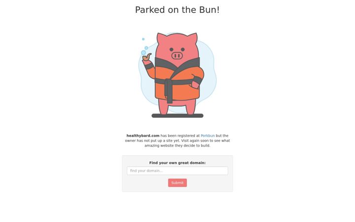 Screenshot of healthybard.com