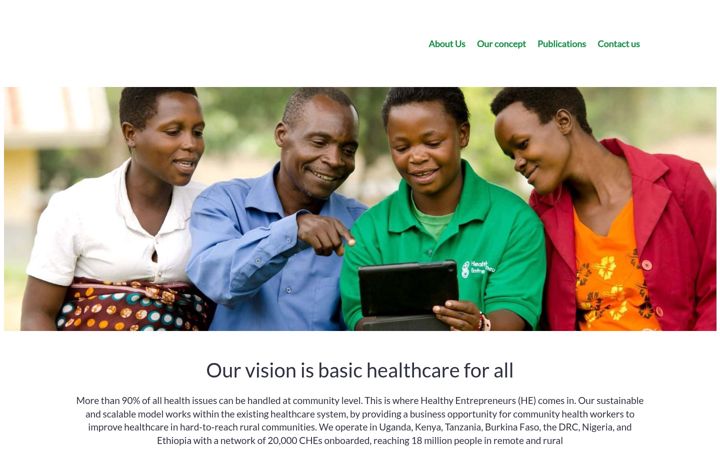 Screenshot of healthyentrepreneurs.nl