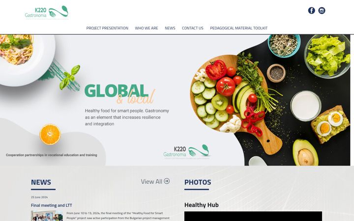 Screenshot of healthyfoodhub.eu