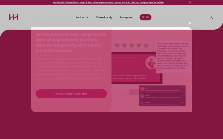 Screenshot of healthyhabitscelien.be