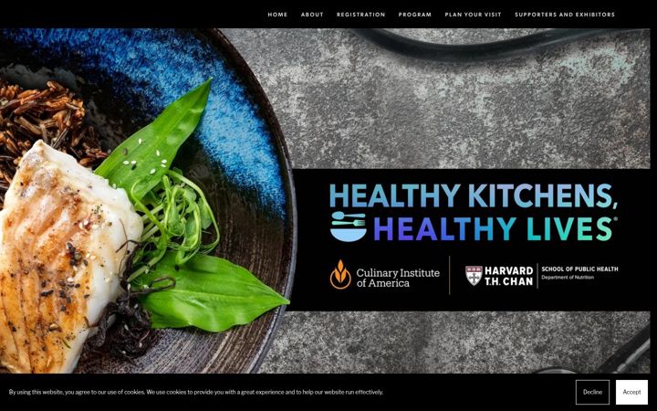 Screenshot of healthykitchens.org