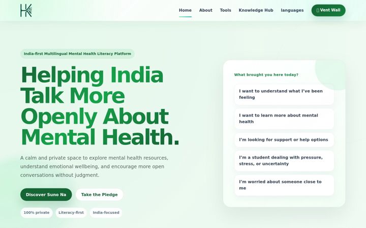 Screenshot of healthyknots.com