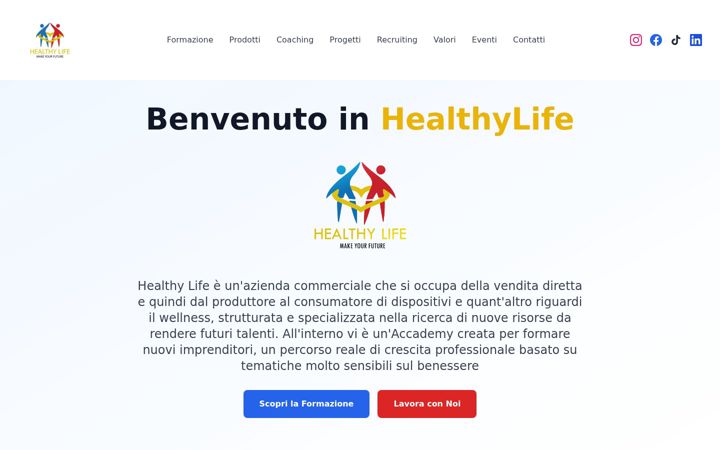 Screenshot of healthylifesrls.it