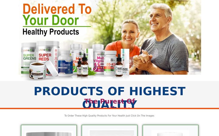 Screenshot of healthylivegood.com