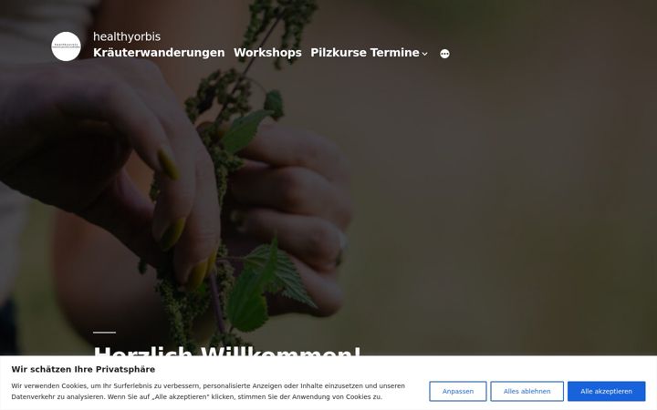 Screenshot of healthyorbis.de