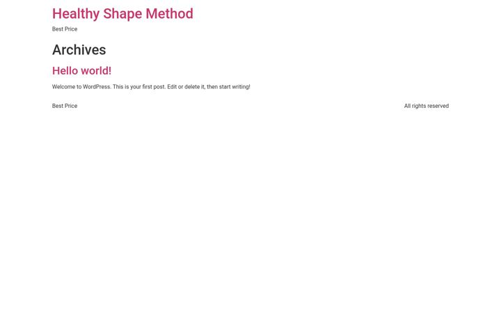Screenshot of healthyshapemethod.online