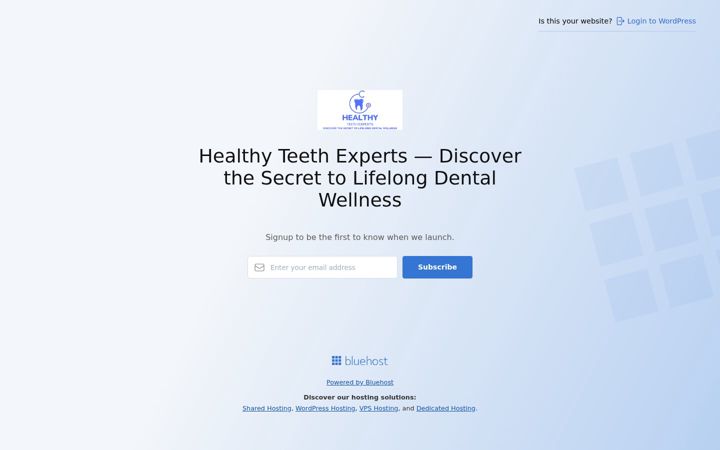 Screenshot of healthyteethexperts.com