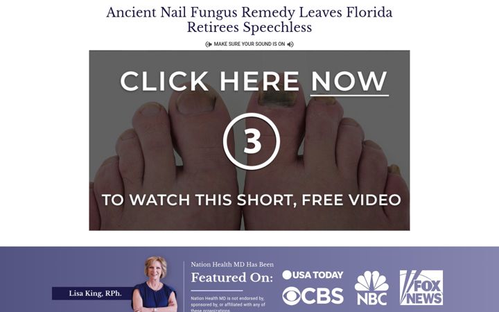 Screenshot of healthytoenailmd.com