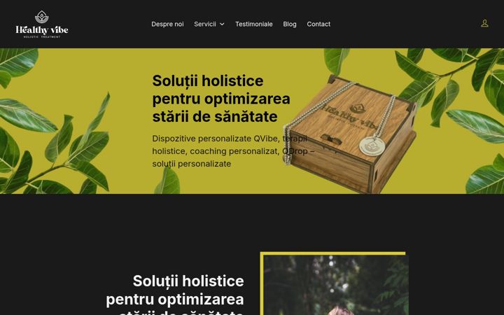 Screenshot of healthyvibe.ro