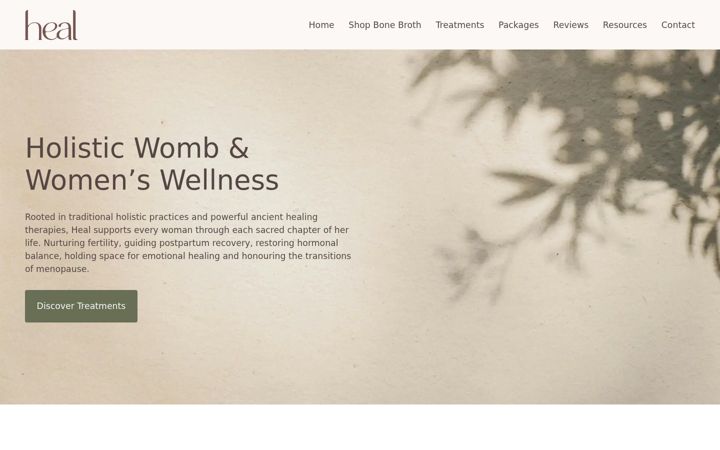 Screenshot of healwomensclinic.co.uk