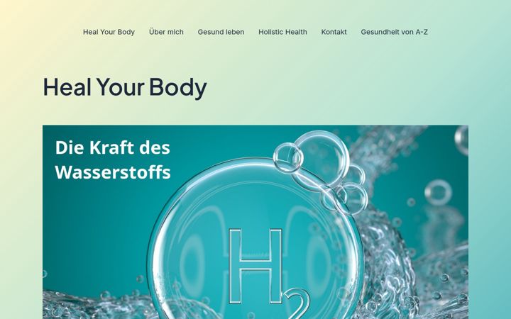Snímek obrazovky healyourbody.de