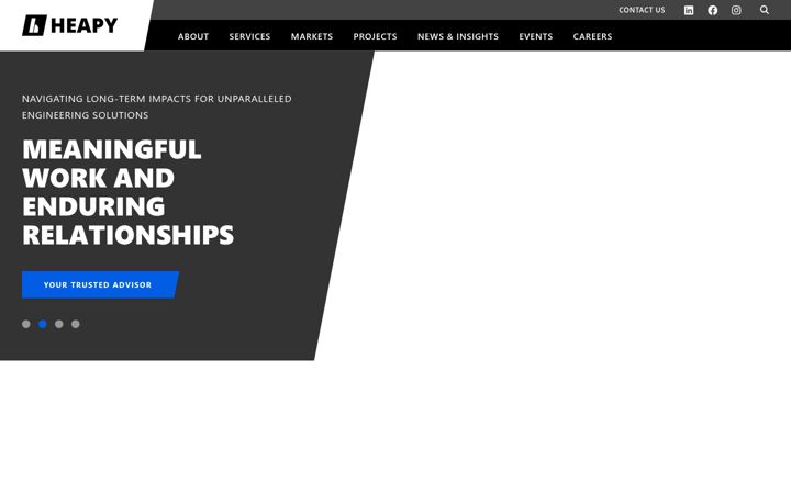 Screenshot of heapy.com