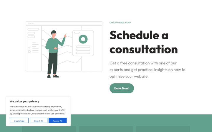 Screenshot of hearclearagain.co.uk