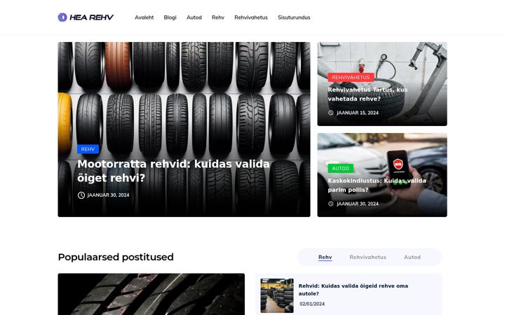 Screenshot of hearehv.ee