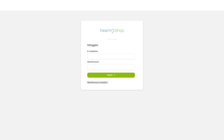 Screenshot of hearingshop.nl