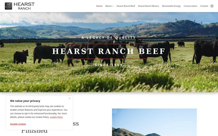 Screenshot of hearstranch.com