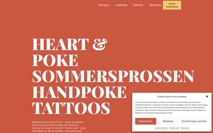 Screenshot of heartandpoke.com