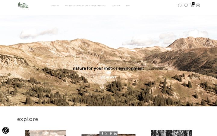 Screenshot of heartandsmile.com