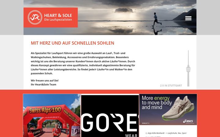 Snímek obrazovky heartandsole.de